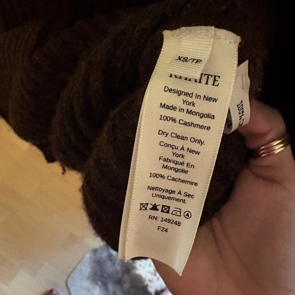 KHAITE 100% Jina Women Cardigan Ribbed Chunky Knit Size XS - Picture 9 of 13